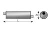 LEYLA 2XK1046 Middle Silencer, universal